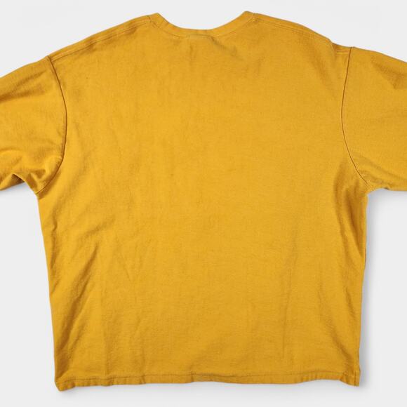 Kith x Coca-Cola Quinn Long Sleeve Pocket Tee Men's XXL Gold Cotton Jersey - Picture 8 of 15